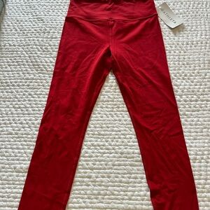 Athleta Red ultra high rise elation tight NWT Size Small